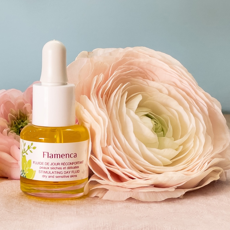 Flamenca organic facial fluid for dry and sensitive skin - Douces Angevines