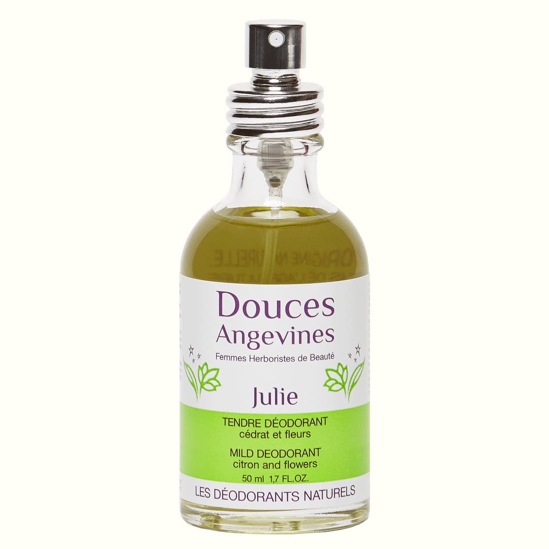 Julie déodorant spray bio - Douces Angevines