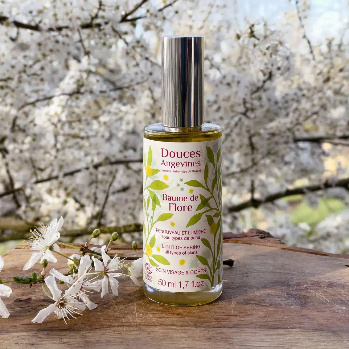 Organic face and body detox fluid flora balm - Douces Angevines