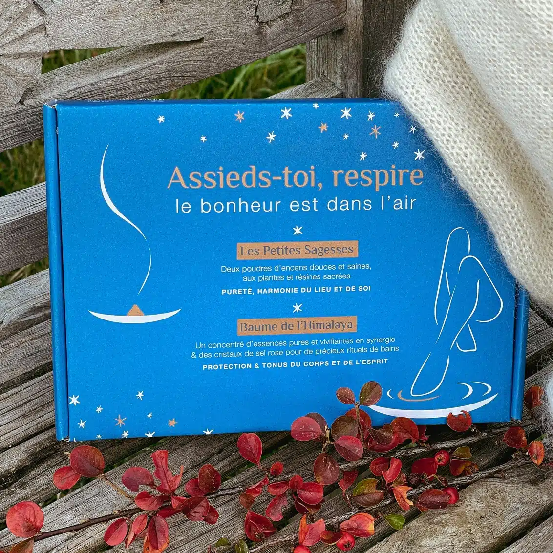 Sit down, breathe organic scents and well-being box set - Douces Angevines